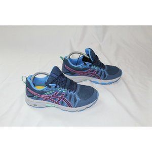 Women’s ASICS Gel Venture 7 Blue  Pink Running Shoes Walking Sneaker